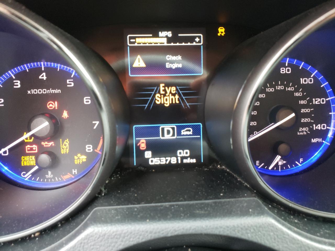 Photo 8 from auction – 2019 SUBARU OUTBACK 2. with VIN 4S4BSAFC5K3353762
