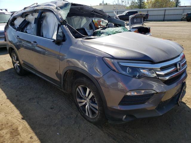 HONDA PILOT EXL 2017 with VIN 5FNYF5H52HB036624 - Photo from auction