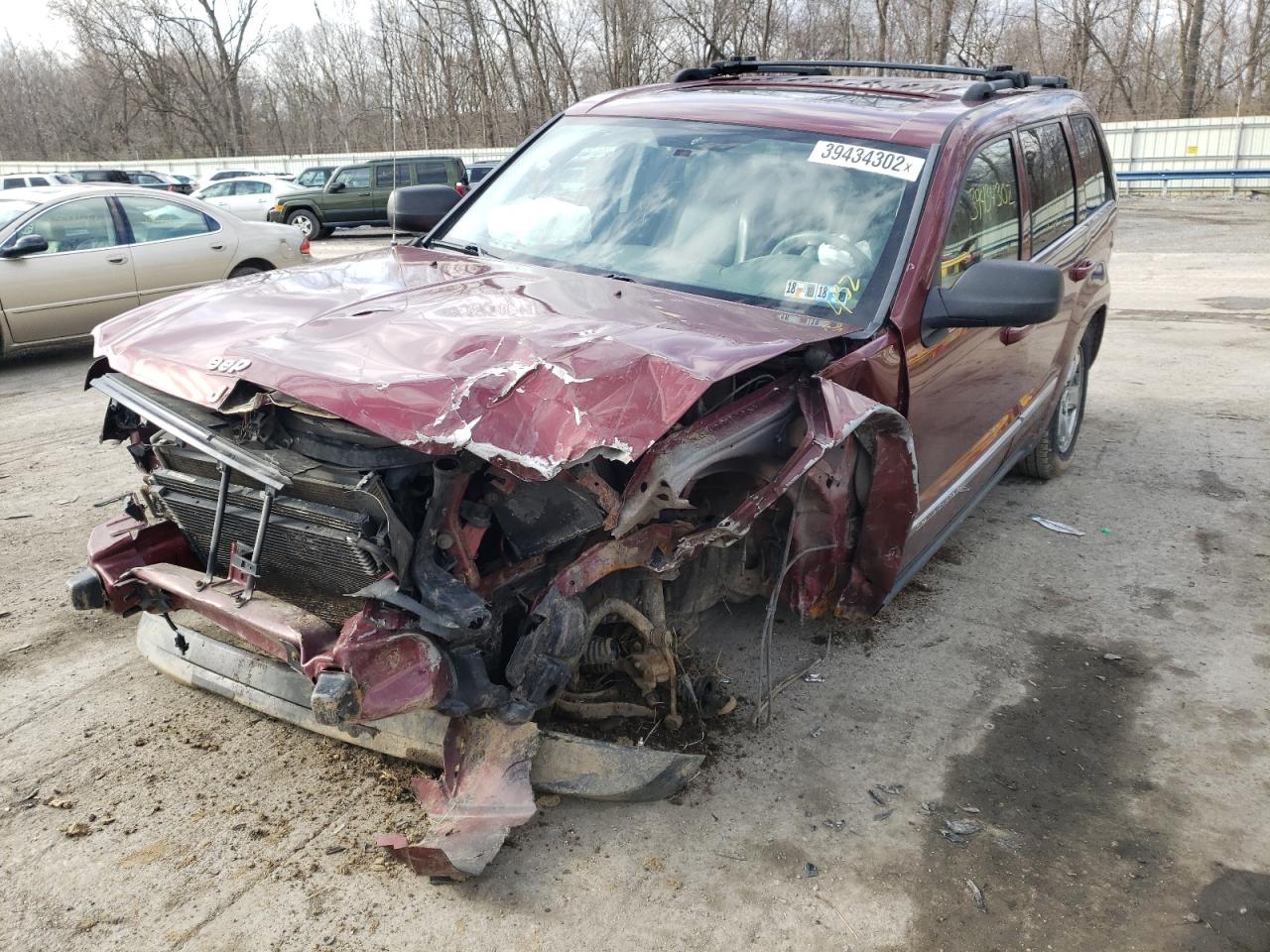 Photo 10 from auction – 2007 JEEP GRAND CHER with VIN 1J8HR58297C506150