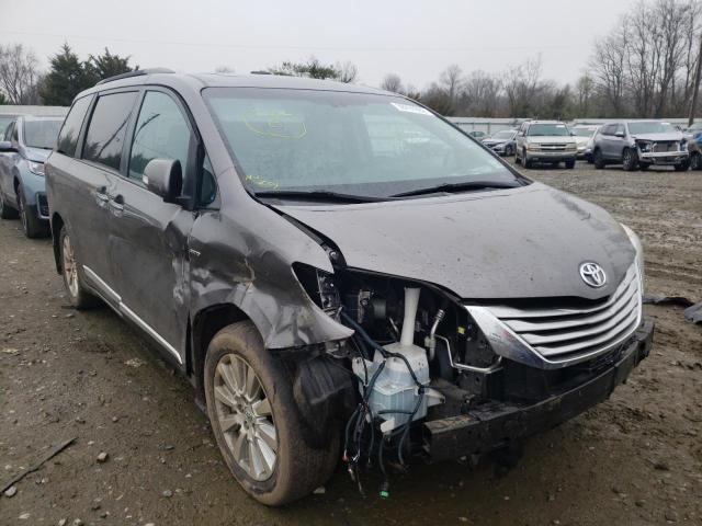 TOYOTA SIENNA XLE 2017 with VIN 5TDDZ3DC7HS171236 - Photo from auction