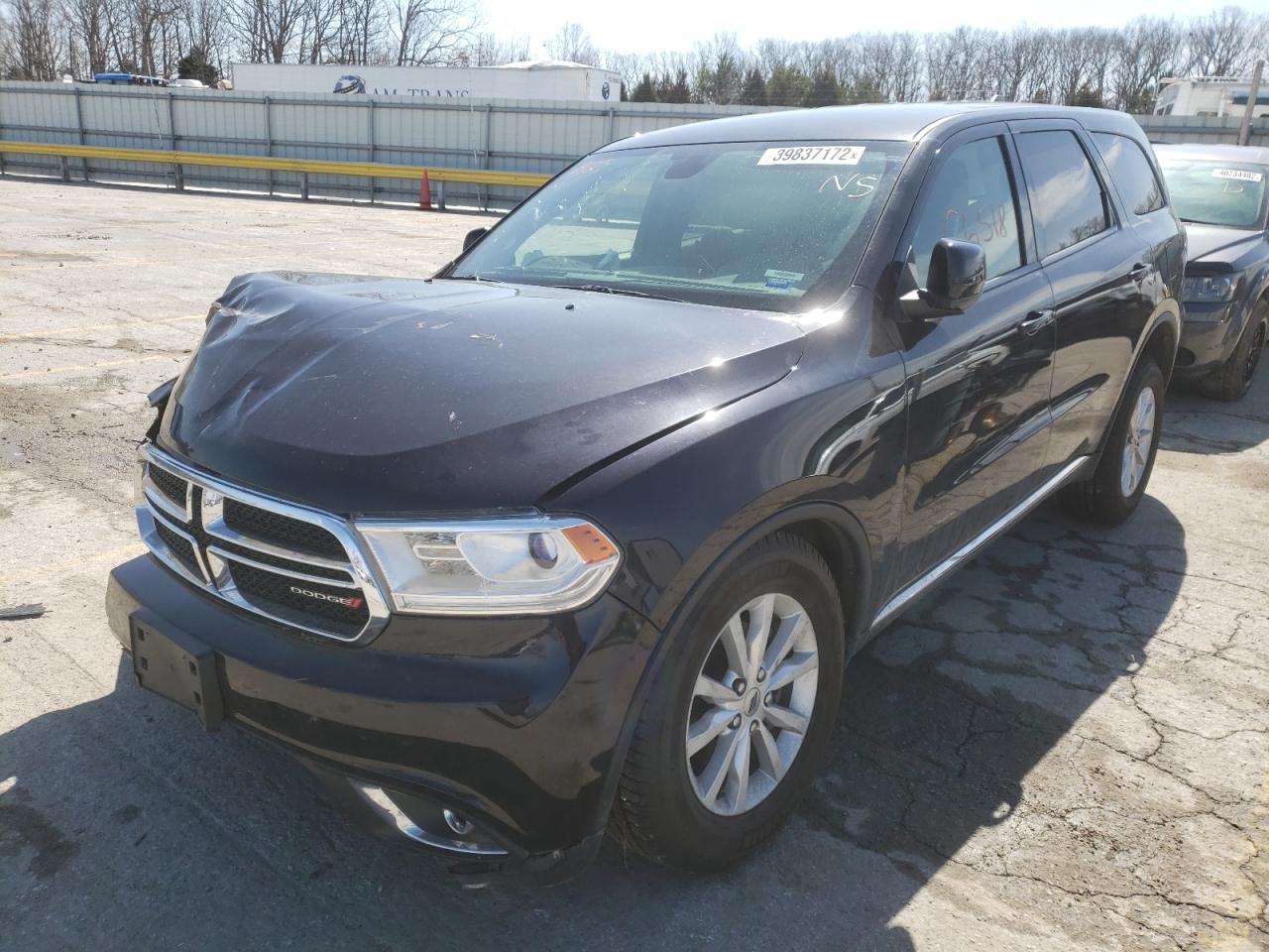 Photo 2 from auction – 2019 DODGE DURANGO SX with VIN 1C4RDJAGXKC699927
