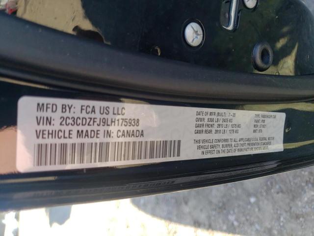 Photo 10 from auction – 2020 DODGE CHALLENGER with VIN 2C3CDZFJ9LH175938