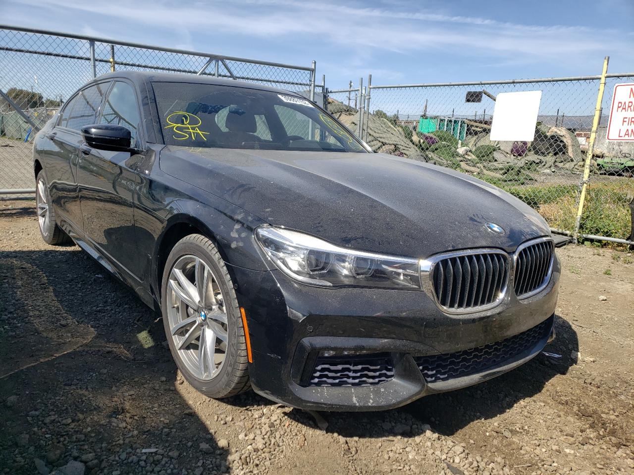 BMW 740 I 2016 with VIN WBA7E2C5XGG547360 - Photo from auction