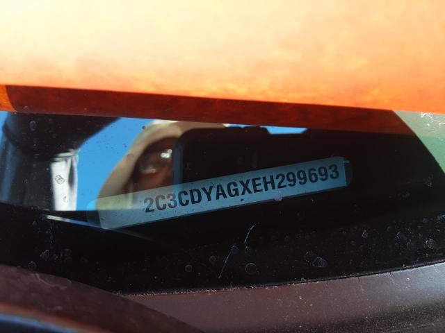 Photo 10 from auction – 2014 DODGE CHALLENGER with VIN 2C3CDYAGXEH299693