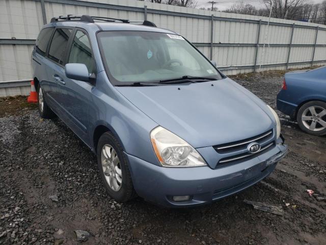 KIA SEDONA EX 2007 with VIN KNDMB233X76158477 - Photo from auction