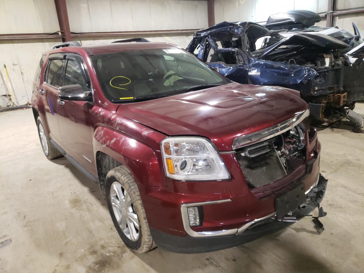 GMC TERRAIN SL 2017 with VIN 2GKALPEK0H6163625 - Photo from auction