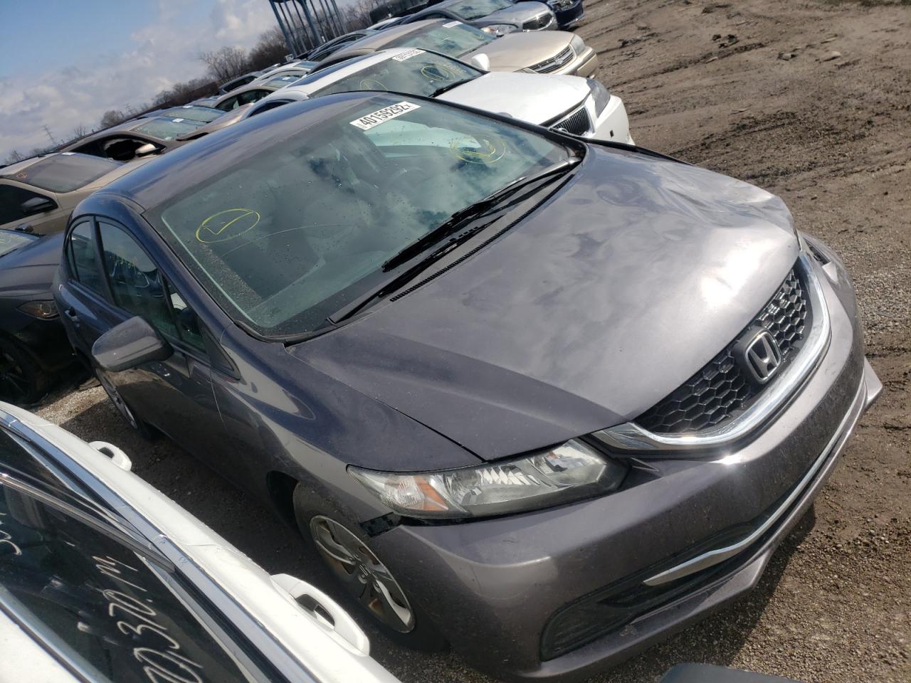 Photo 1 from auction – 2015 HONDA CIVIC LX with VIN 2HGFB2F58FH503235