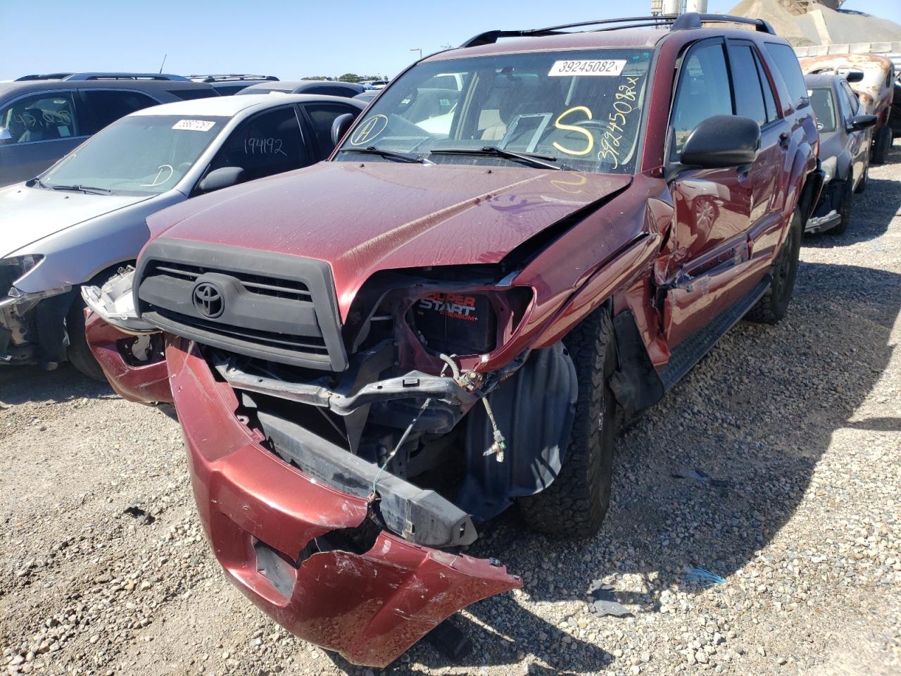 Photo 2 from auction – 2007 TOYOTA 4RUNNER SR with VIN JTEZU14R278088664