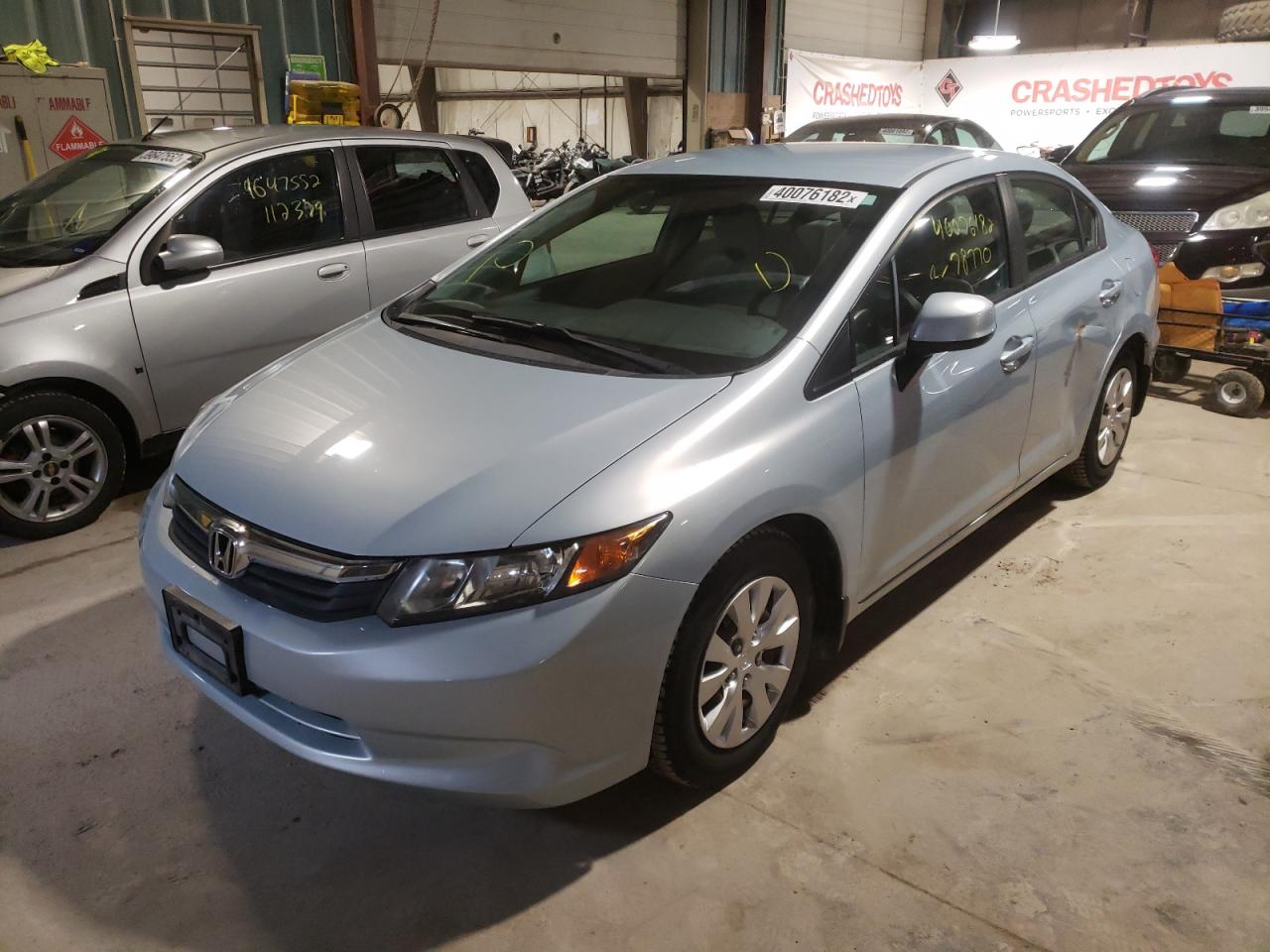 Photo 2 from auction – 2012 HONDA CIVIC LX with VIN 19XFB2F50CE044353