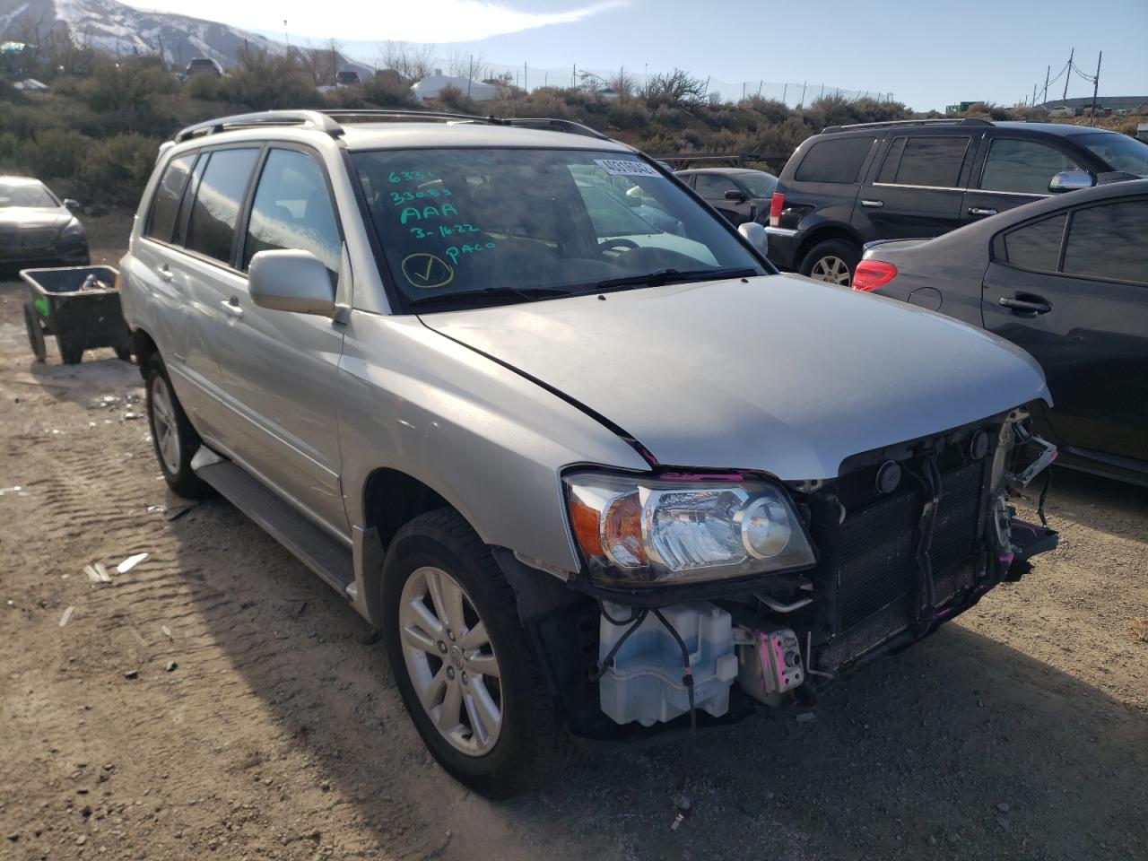 TOYOTA HIGHLANDER 2007 with VIN JTEEW21A070048465 - Photo from auction
