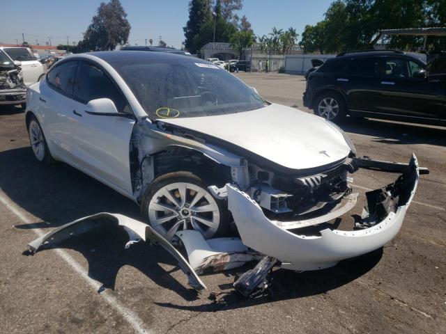 TESLA MODEL 3 2022 with VIN 5YJ3E1EB3NF145377 - Photo from auction