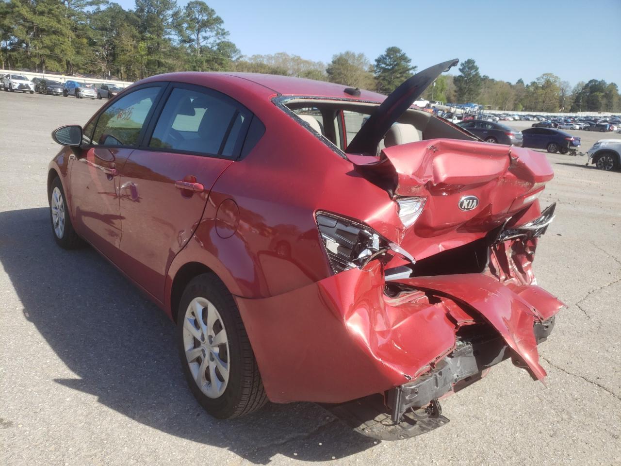Photo 3 from auction – 2015 KIA RIO LX with VIN KNADM4A39F6526183