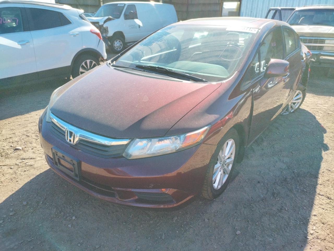 Photo 2 from auction – 2012 HONDA CIVIC EX with VIN 2HGFB2F80CH578162