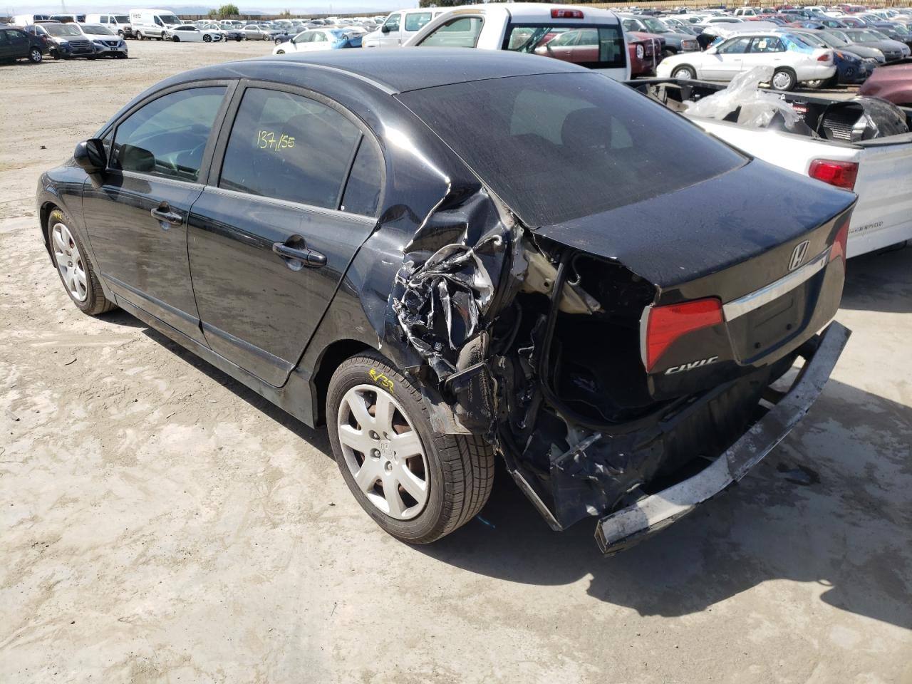 Photo 3 from auction – 2009 HONDA CIVIC LX with VIN 19XFA165X9E026982