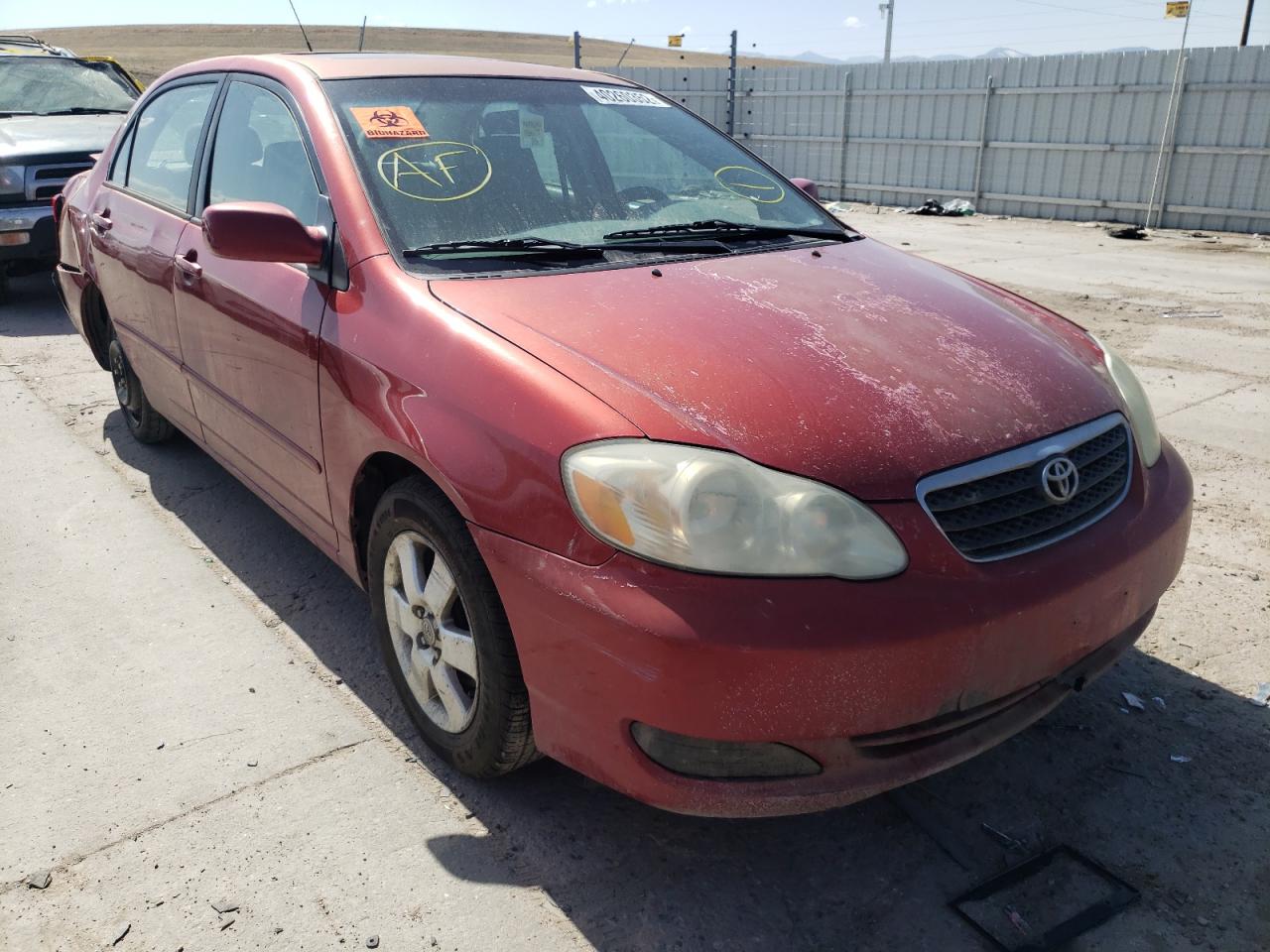 TOYOTA COROLLA CE 2006 with VIN 1NXBR32E66Z633396 - Photo from auction