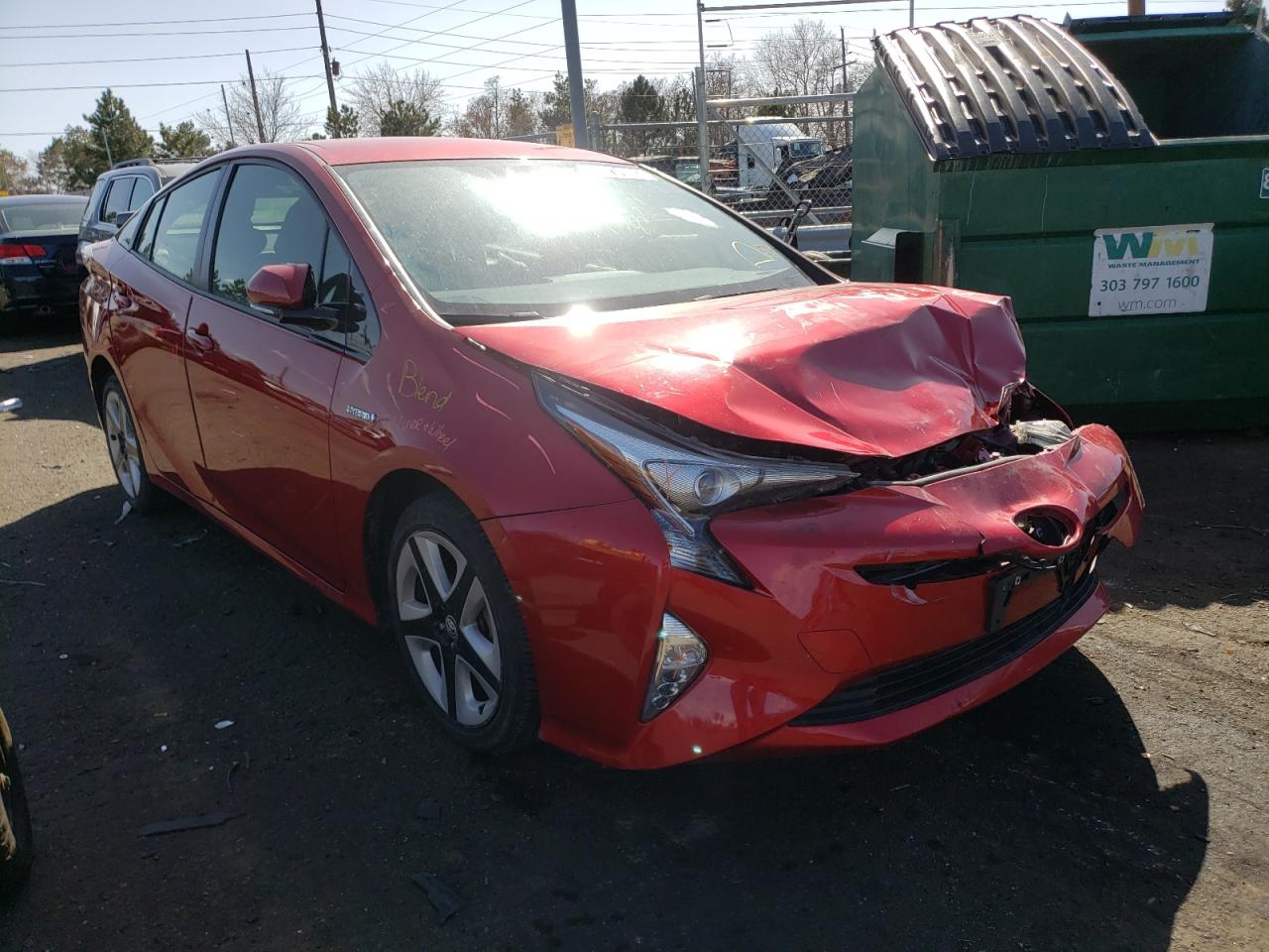 Photo 1 from auction – 2017 TOYOTA PRIUS with VIN JTDKARFU6H3528172