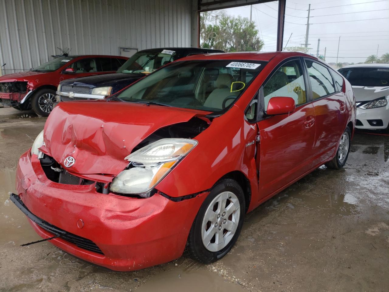Photo 2 from auction – 2007 TOYOTA PRIUS with VIN JTDKB20U777611906