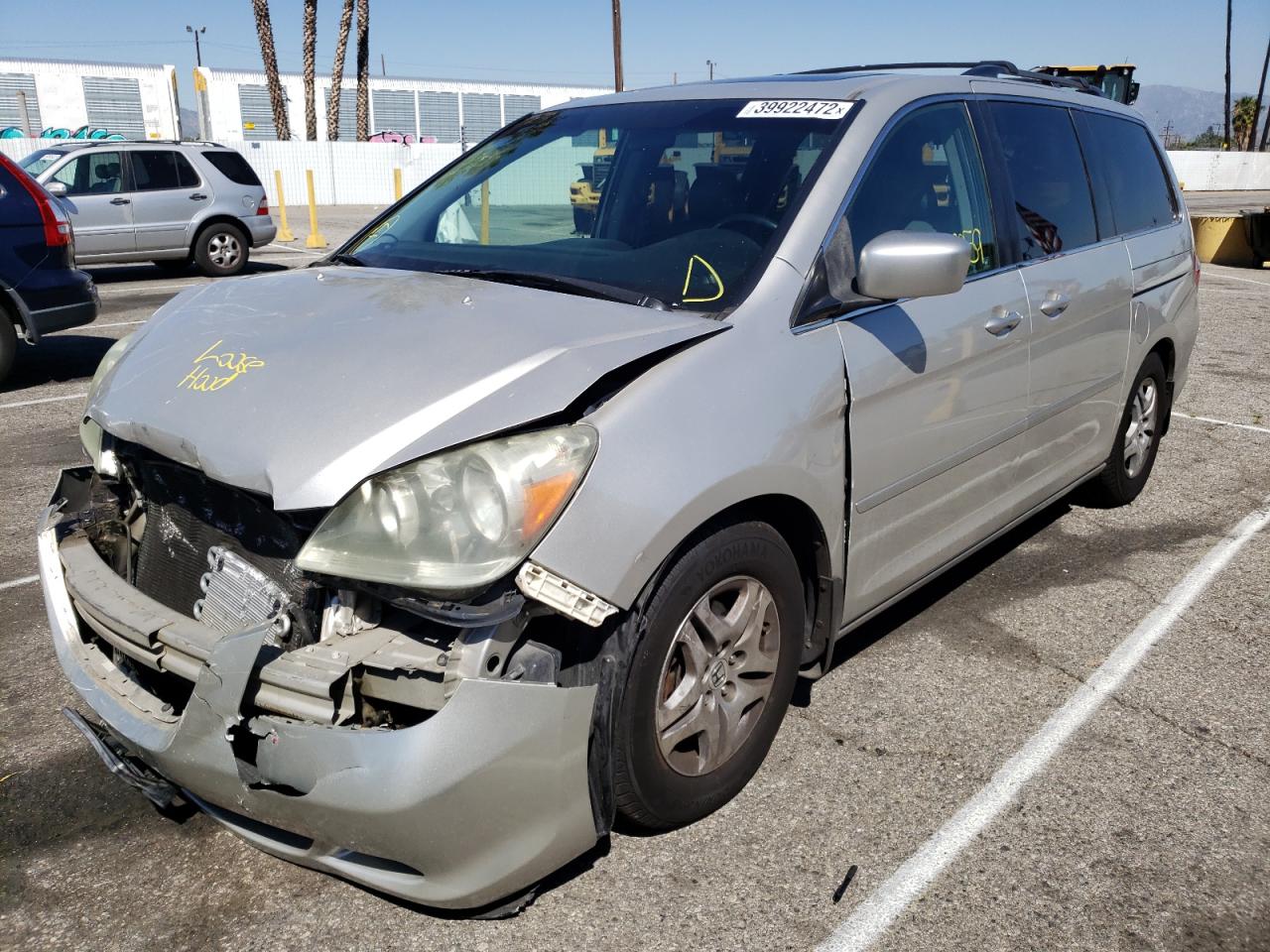 Photo 2 from auction – 2006 HONDA ODYSSEY EX with VIN 5FNRL38776B007653