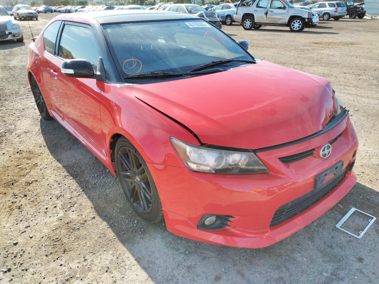 TOYOTA SCION TC 2013 with VIN JTKJF5C76D3054358 - Photo from auction