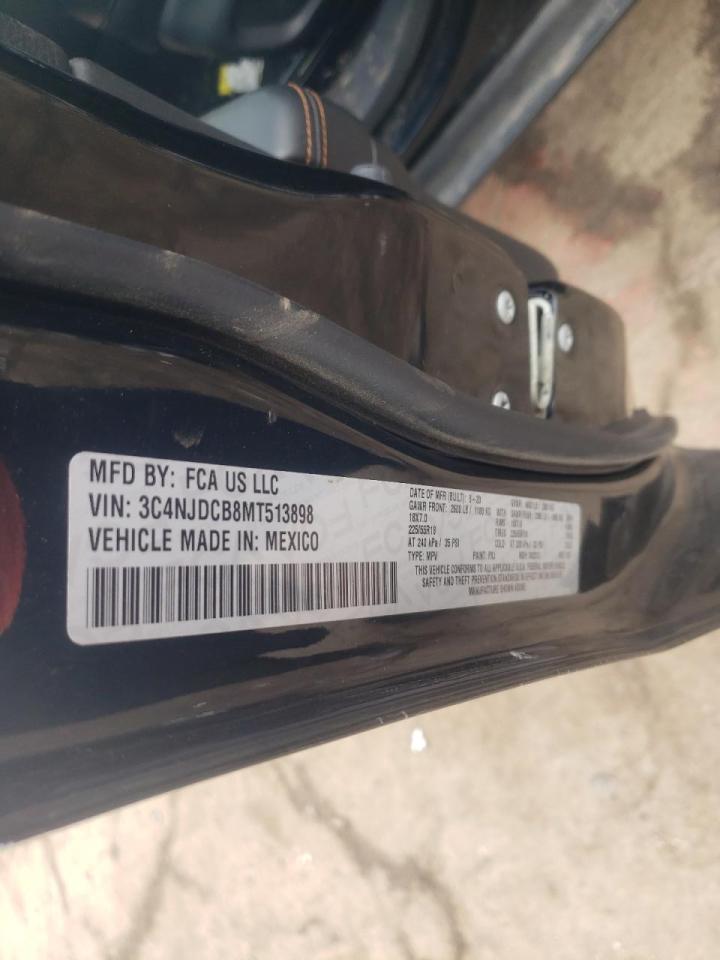 Photo 10 from auction – 2021 JEEP COMPASS LI with VIN 3C4NJDCB8MT513898