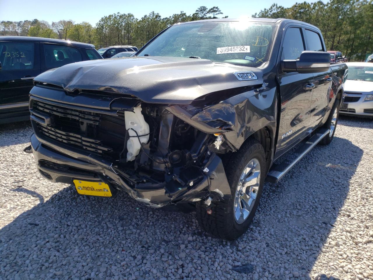Photo 2 from auction – 2020 RAM 1500 BIG H with VIN 1C6RREFT0LN152600