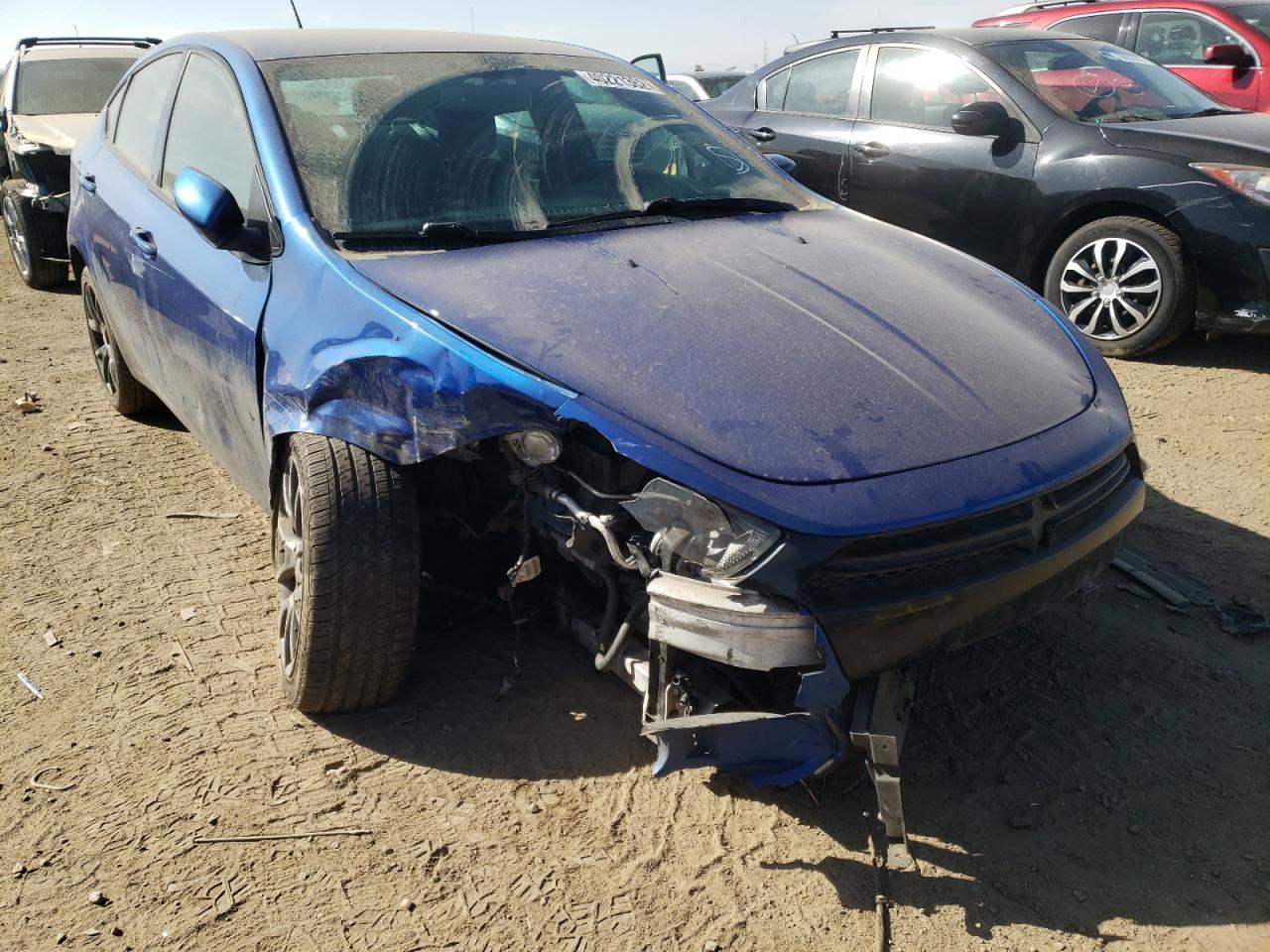 DODGE DART SXT 2014 with VIN 1C3CDFBB4ED668665 - Photo from auction