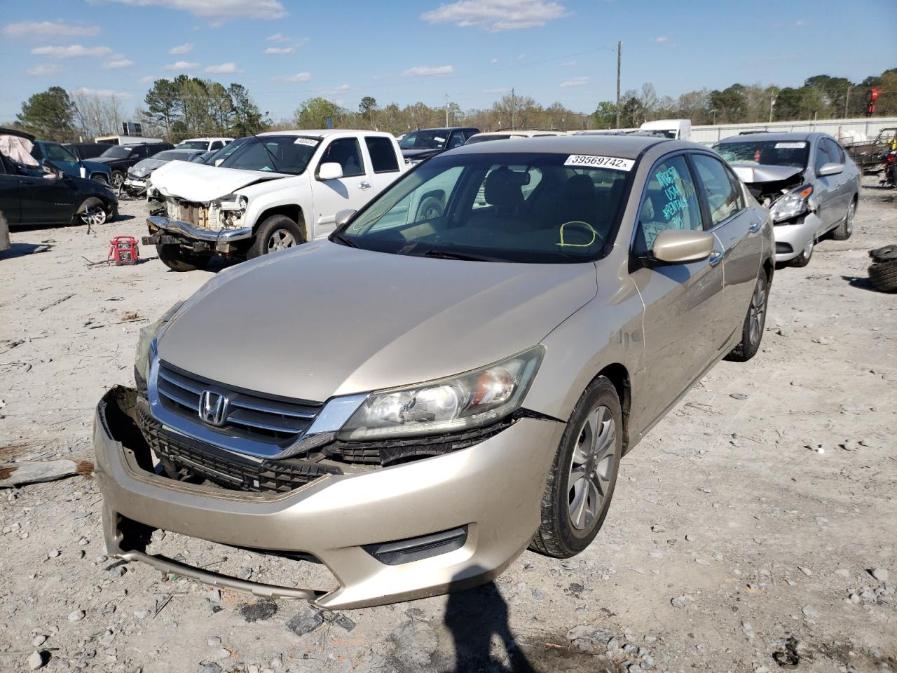 Photo 2 from auction – 2014 HONDA ACCORD LX with VIN 1HGCR2F37EA098477