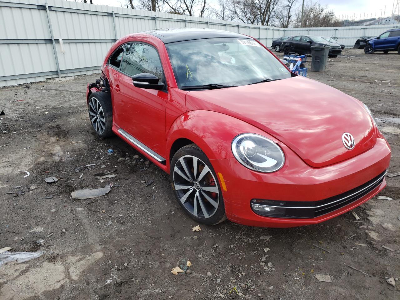 VOLKSWAGEN BEETLE TUR 2013 with VIN 3VWVA7AT3DM629319 - Photo from auction