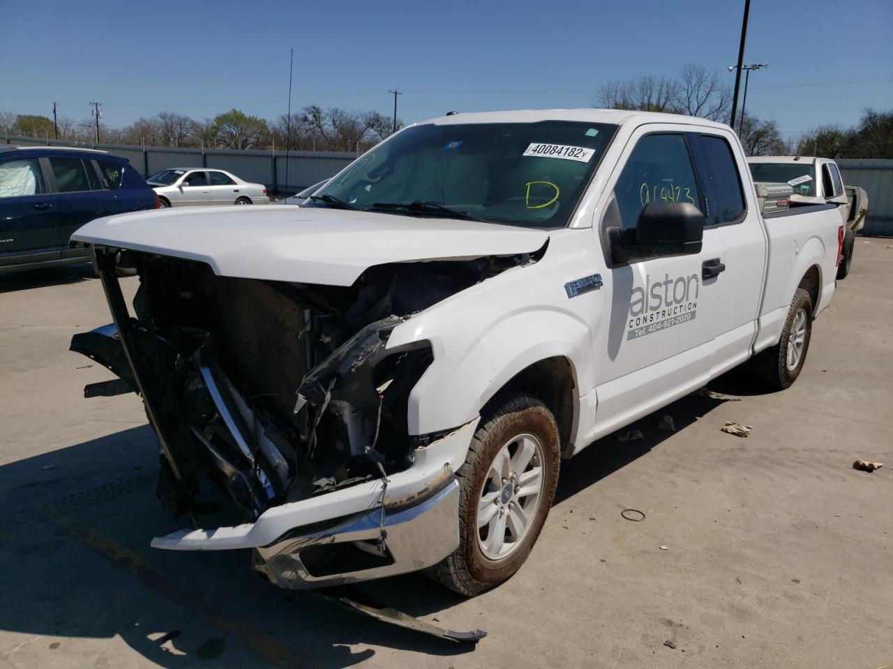 Photo 2 from auction – 2018 FORD F150 SUPER with VIN 1FTEX1CP5JKC57452
