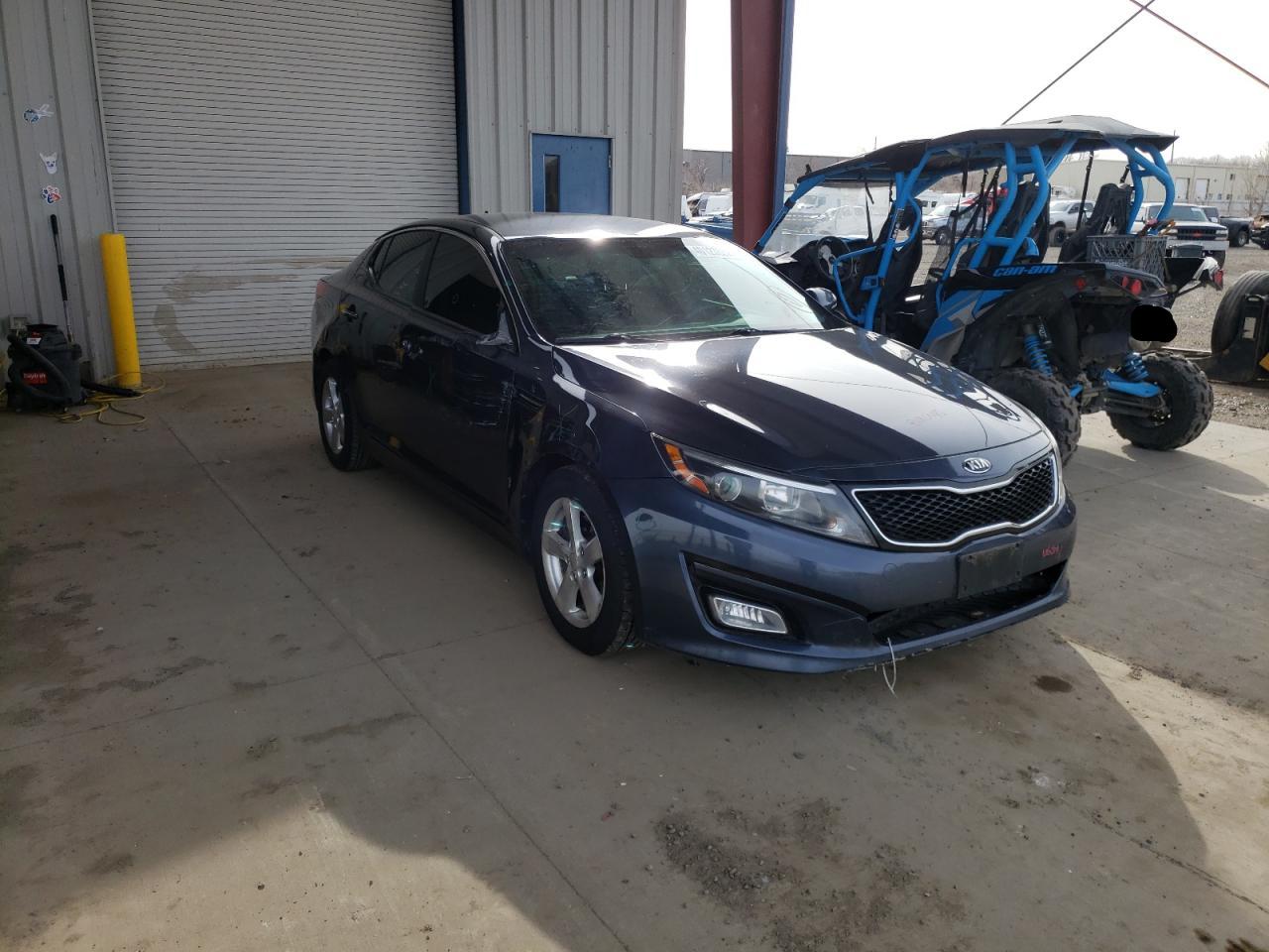 KIA OPTIMA LX 2015 with VIN KNAGM4A7XF5580498 - Photo from auction