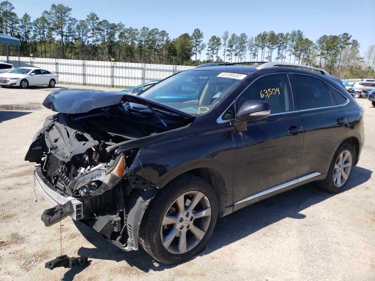 Photo 2 from auction – 2012 LEXUS RX 350 with VIN 2T2ZK1BA7CC083347