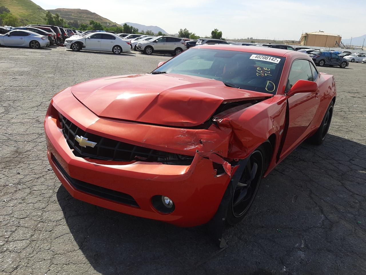 Photo 9 from auction – 2011 CHEVROLET CAMARO LT with VIN 2G1FC1ED8B9116437
