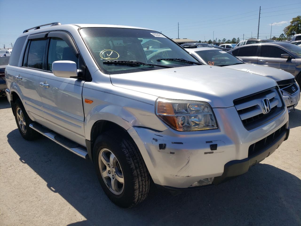 HONDA PILOT EXL 2008 with VIN 5FNYF18588B025040 - Photo from auction