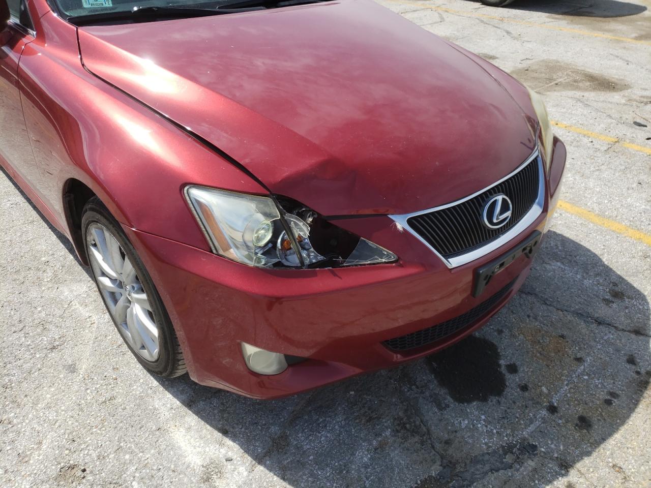 Photo 9 from auction – 2008 LEXUS IS 250 with VIN JTHCK262382026733