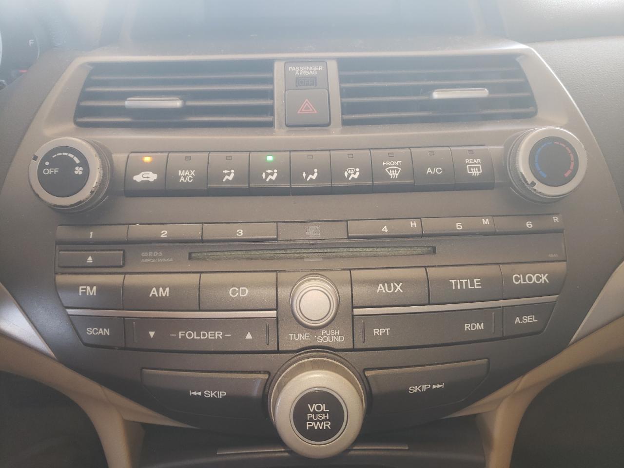 Photo 9 from auction – 2011 HONDA ACCORD SE with VIN 1HGCP2F69BA146654