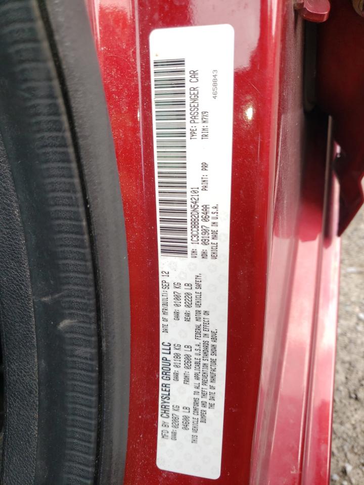 Photo 10 from auction – 2013 CHRYSLER 200 TOURIN with VIN 1C3CCBBB2DN542101