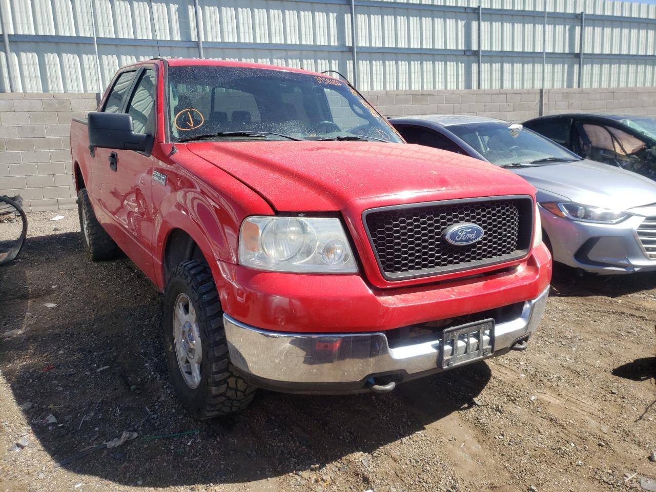 FORD F150 SUPER 2005 with VIN 1FTPW14515KF07087 - Photo from auction