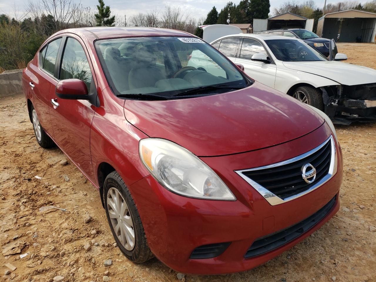 NISSAN VERSA S 2012 with VIN 3N1CN7AP4CL857676 - Photo from auction