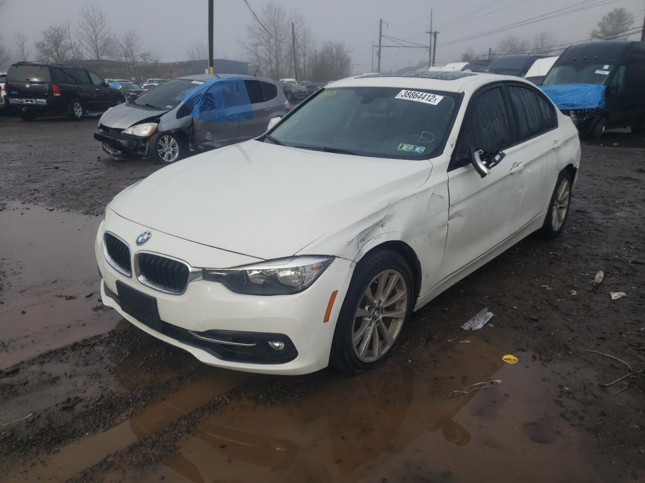 Photo 2 from auction – 2016 BMW 320 XI with VIN WBA8E5G50GNU19916