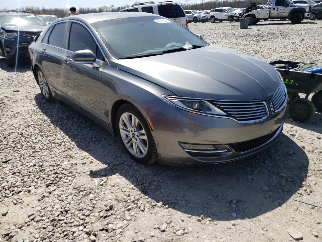 LINCOLN MKZ 2014 with VIN 3LN6L2GK1ER832762 - Photo from auction