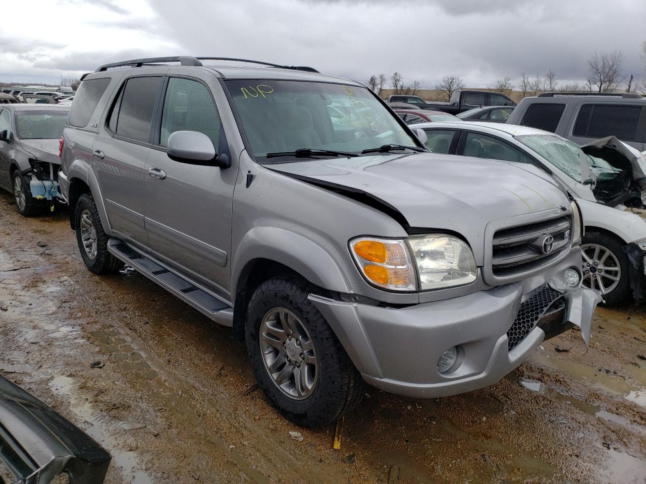 TOYOTA SEQUOIA SR 2004 with VIN 5TDZT34A04S215271 - Photo from auction