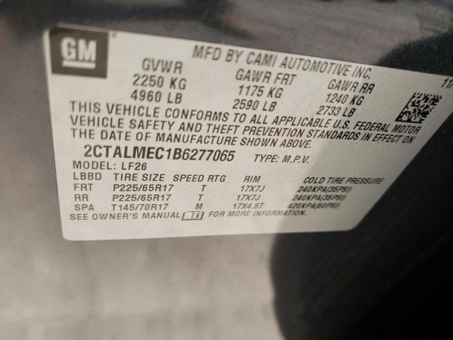 Photo 10 from auction – 2011 GMC TERRAIN SL with VIN 2CTALMEC1B6277065