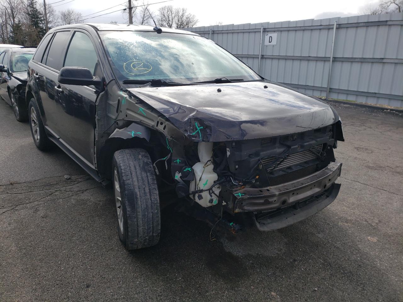 FORD EDGE SEL 2013 with VIN 2FMDK3J98DBC08623 - Photo from auction