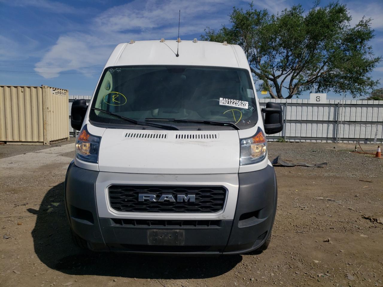 Photo 9 from auction – 2020 RAM PROMASTER with VIN 3C6TRVBG6LE102397