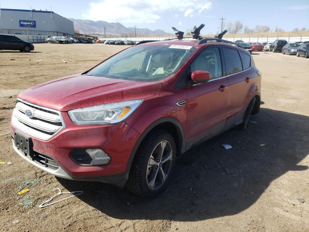 Photo 2 from auction – 2018 FORD ESCAPE SEL with VIN 1FMCU9HD9JUA23425