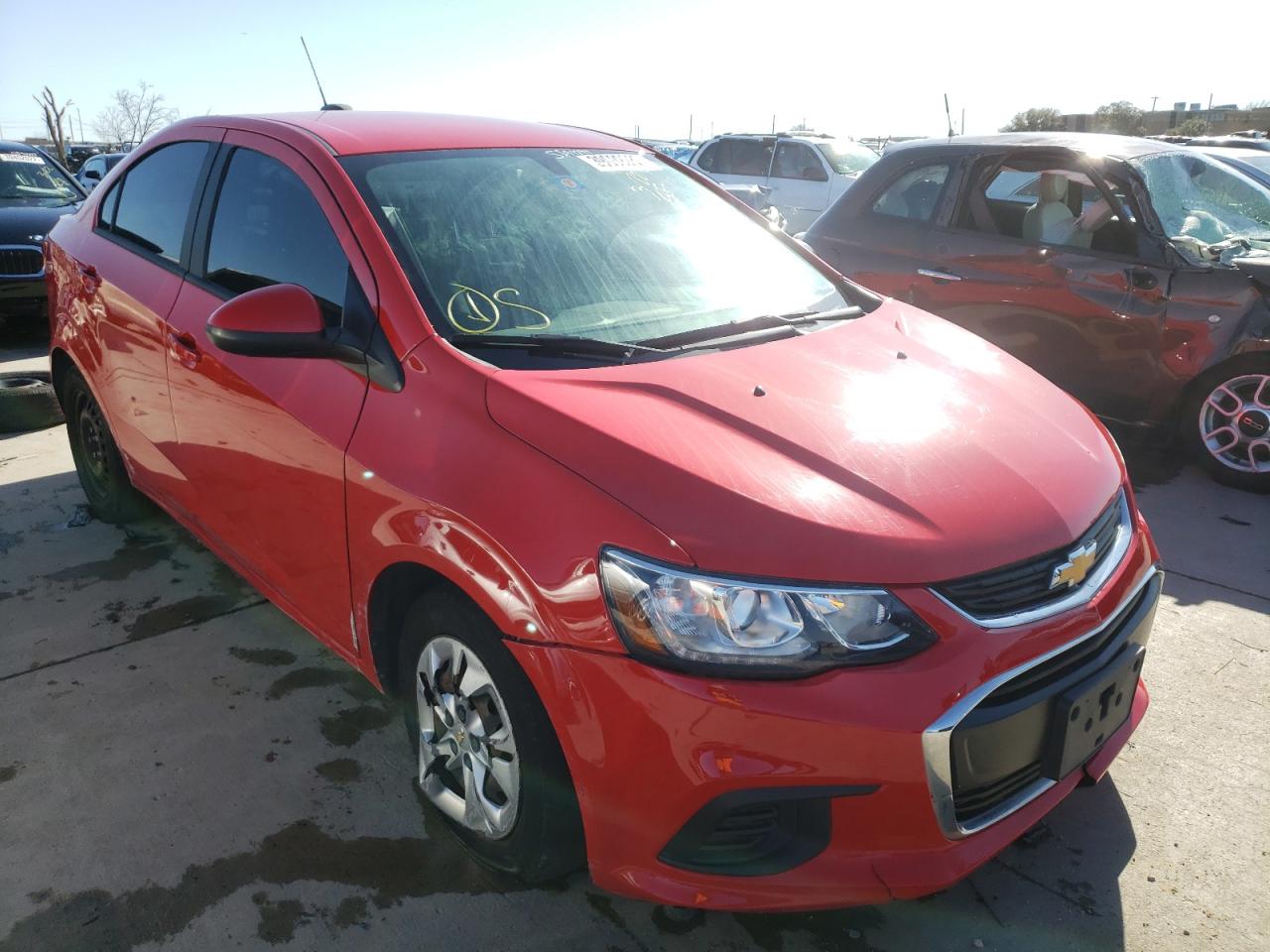 CHEVROLET SONIC LS 2018 with VIN 1G1JB5SH4J4113032 - Photo from auction