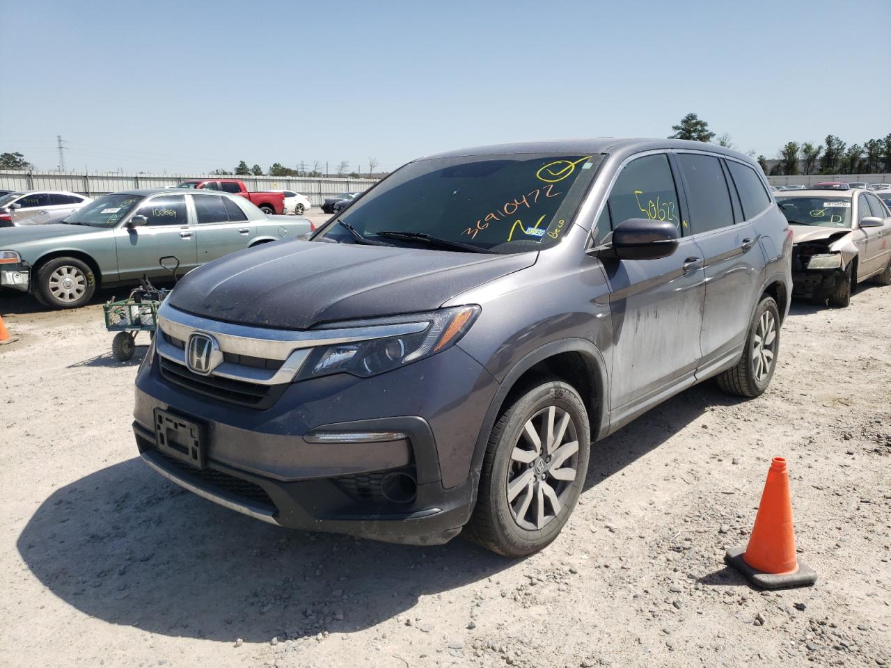 Photo 2 from auction – 2019 HONDA PILOT EXL with VIN 5FNYF6H59KB093450