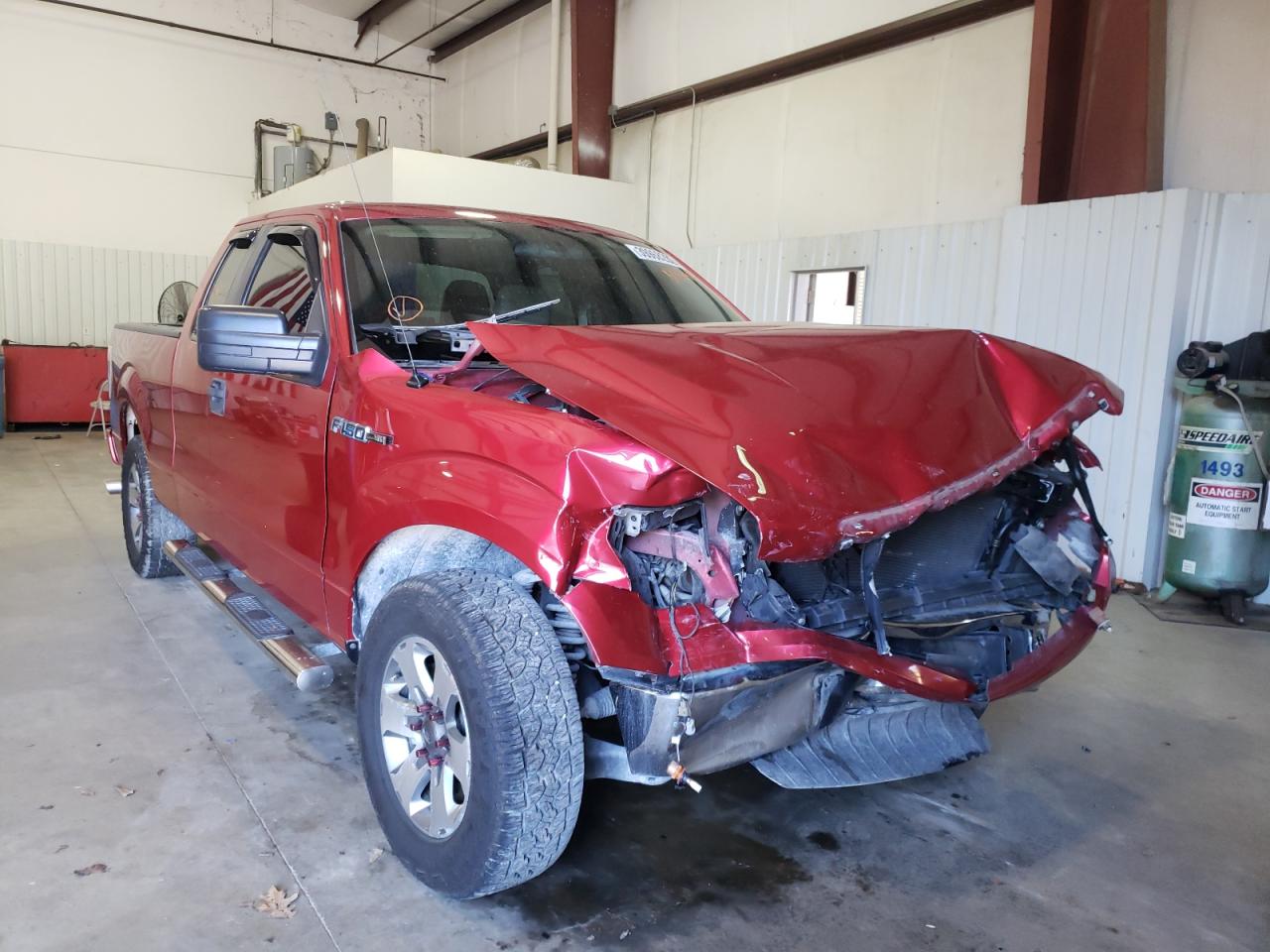 FORD F150 SUPER 2010 with VIN 1FTEX1C86AFB13992 - Photo from auction