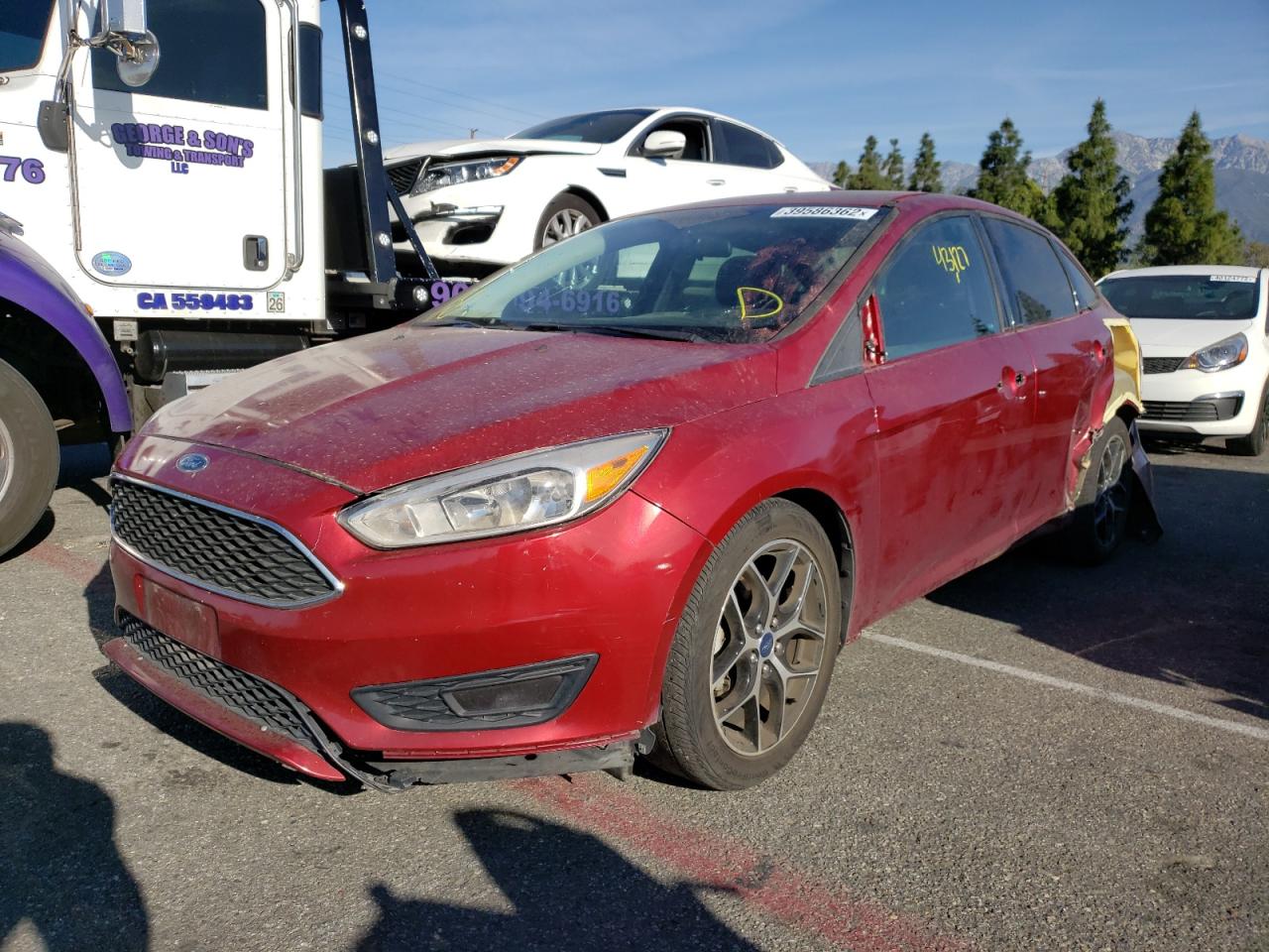 Photo 2 from auction – 2016 FORD FOCUS SE with VIN 1FADP3F29GL405571