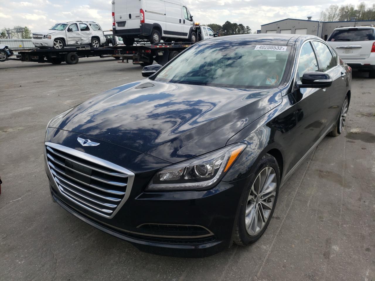 Photo 2 from auction – 2015 HYUNDAI GENESIS 3. with VIN KMHGN4JE9FU027552